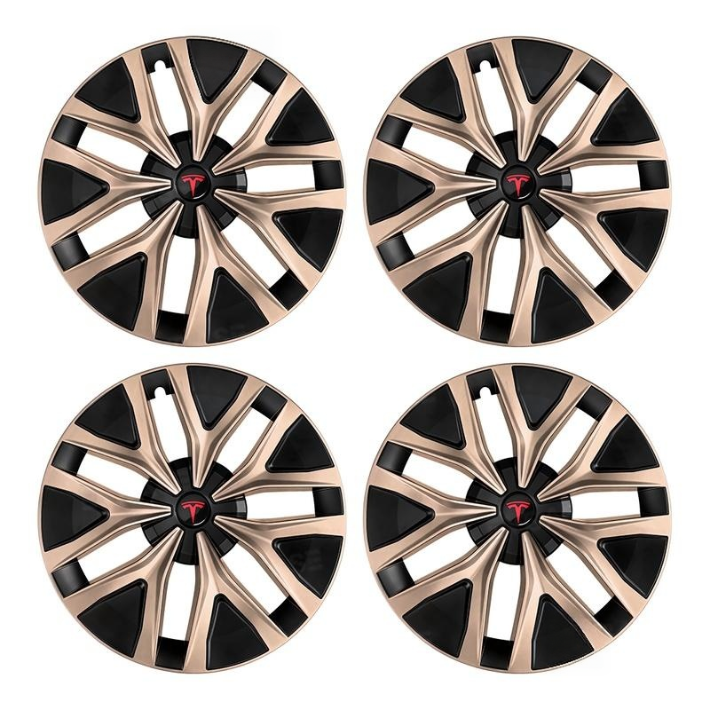 Model Y Juniper Wheel Covers 19 Inch Wheels Hubcaps Performance Look