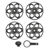 Model Y/ Y Juniper Wheel Covers 19 Inch Hex Wedge Hubcaps Honeycomb Wheels Style for Tesla