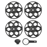 Model Y/ Y Juniper Wheel Covers 19 Inch Hex Wedge Hubcaps Honeycomb Wheels Style for Tesla