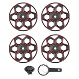 Model Y/ Y Juniper Wheel Covers 19 Inch Hex Wedge Hubcaps Honeycomb Wheels Style for Tesla