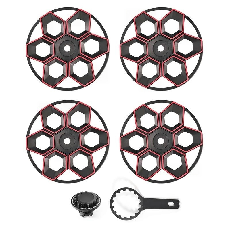 Model Y/ Y Juniper Wheel Covers 19 Inch Hex Wedge Hubcaps Honeycomb Wheels Style for Tesla