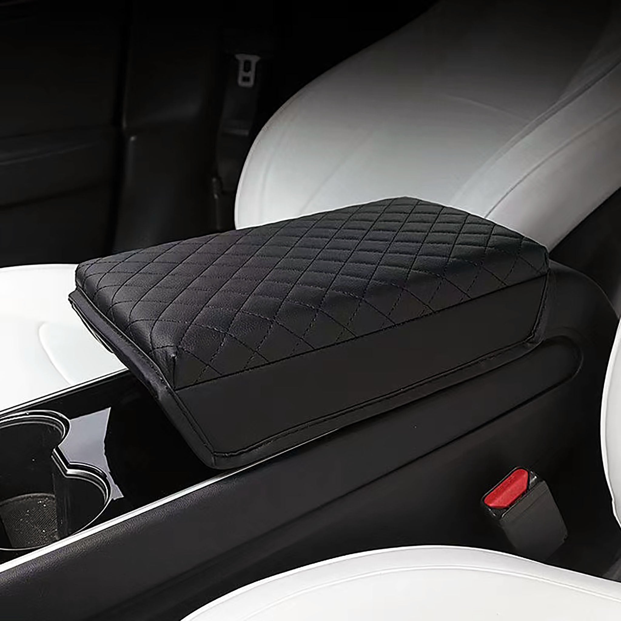 Console Armrest Cover Cushion for Tesla Model 3&Y-Vehicle Parts & Accessories-Teego