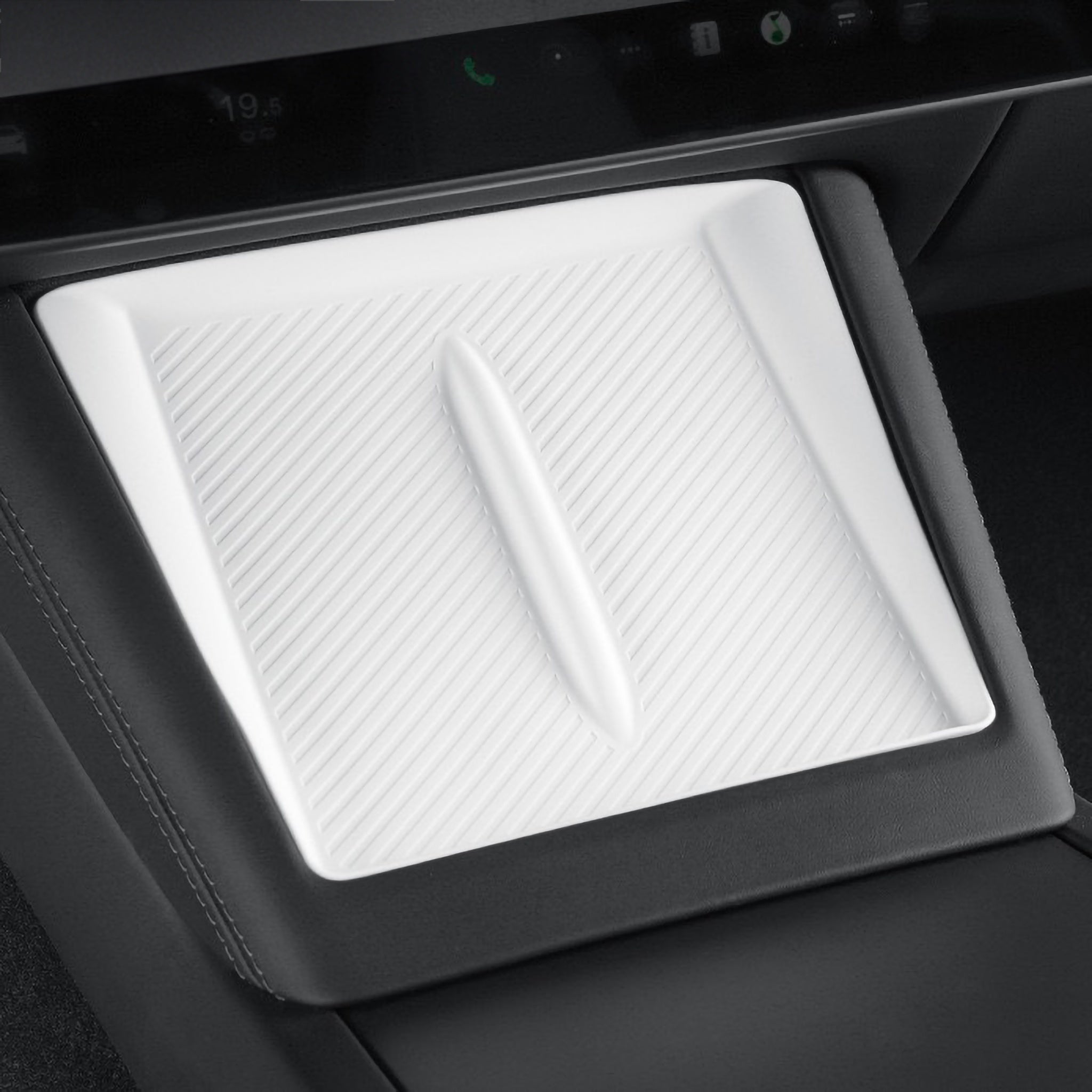 Silicone Anti-Slip Dock Liners for Tesla Model 3, Model Y & 2025+ New Model Y – Protects Charging Pad & Phone