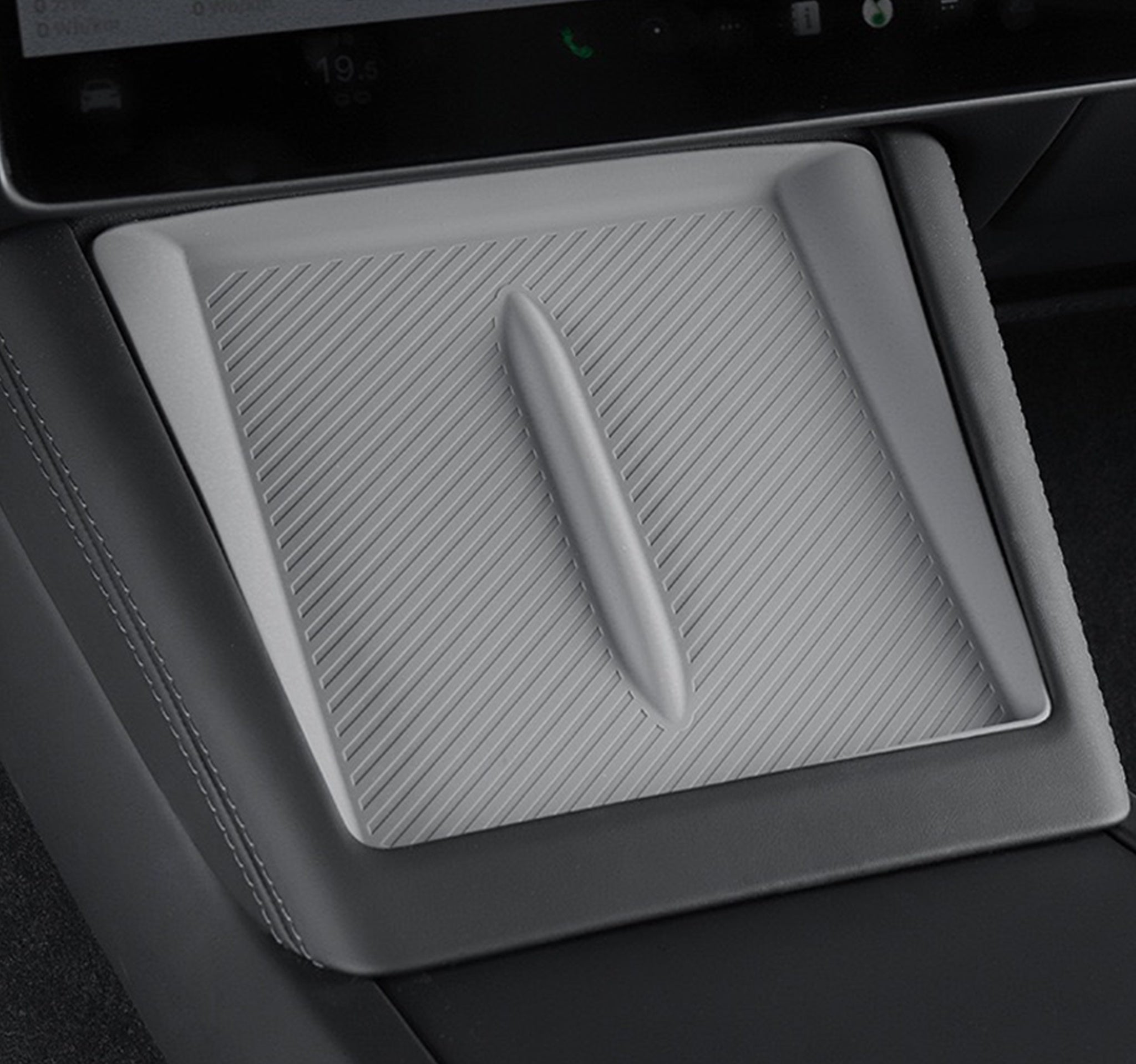 Silicone Anti-Slip Dock Liners for Tesla Model 3, Model Y & 2025+ New Model Y – Protects Charging Pad & Phone