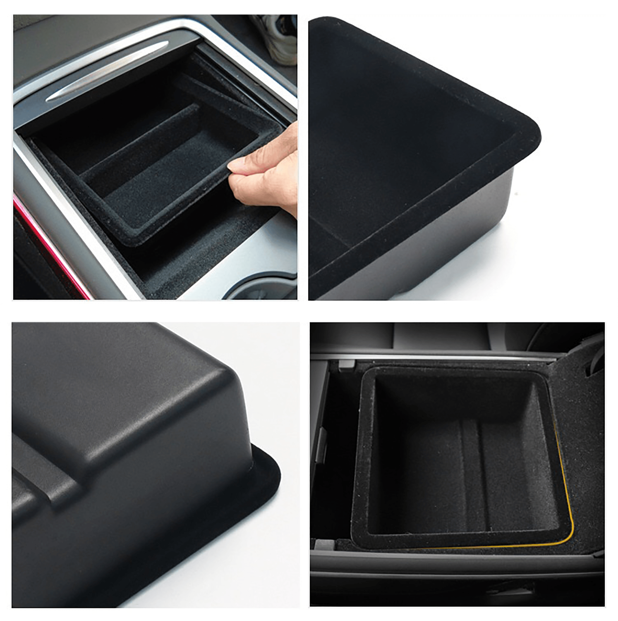 Center Console & Armrest Box Storage Tray for Tesla Model 3/Y-Motor Vehicle Interior Fittings-Teego
