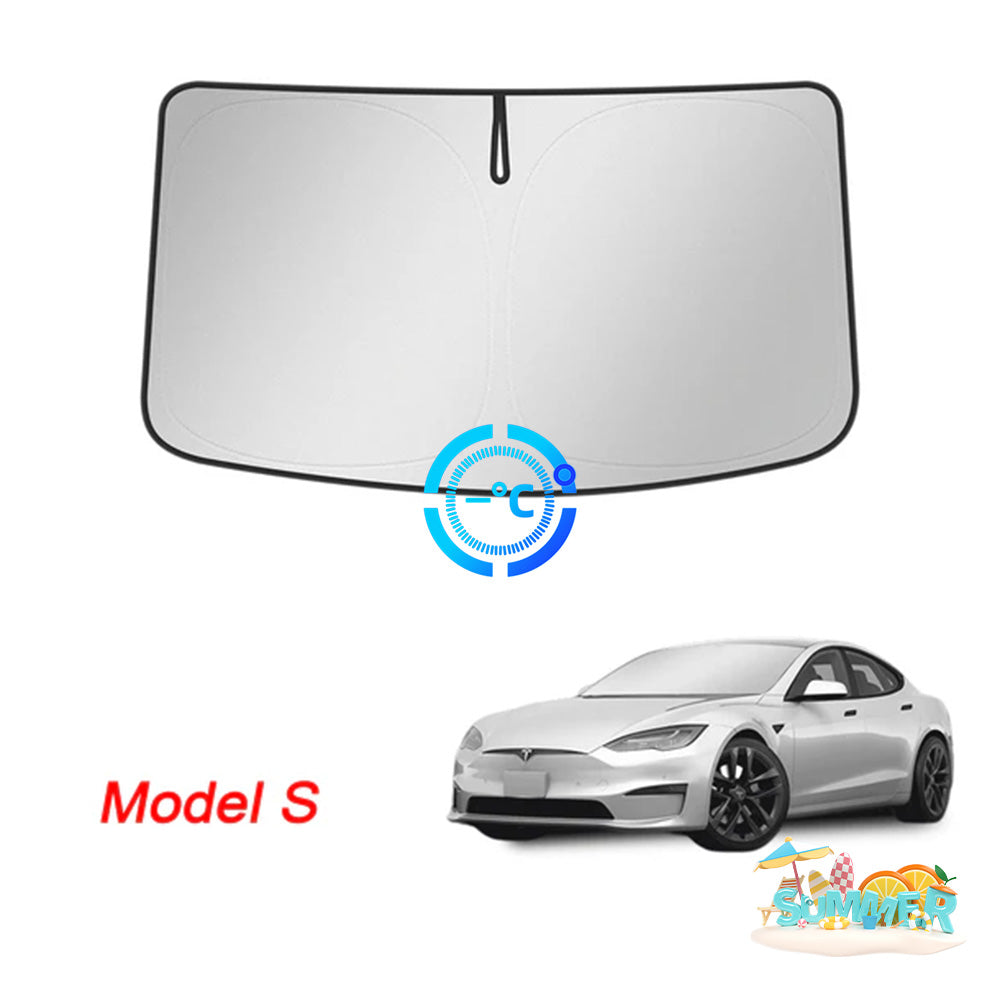 Windshield Glass Sunshade For Tesla Model S