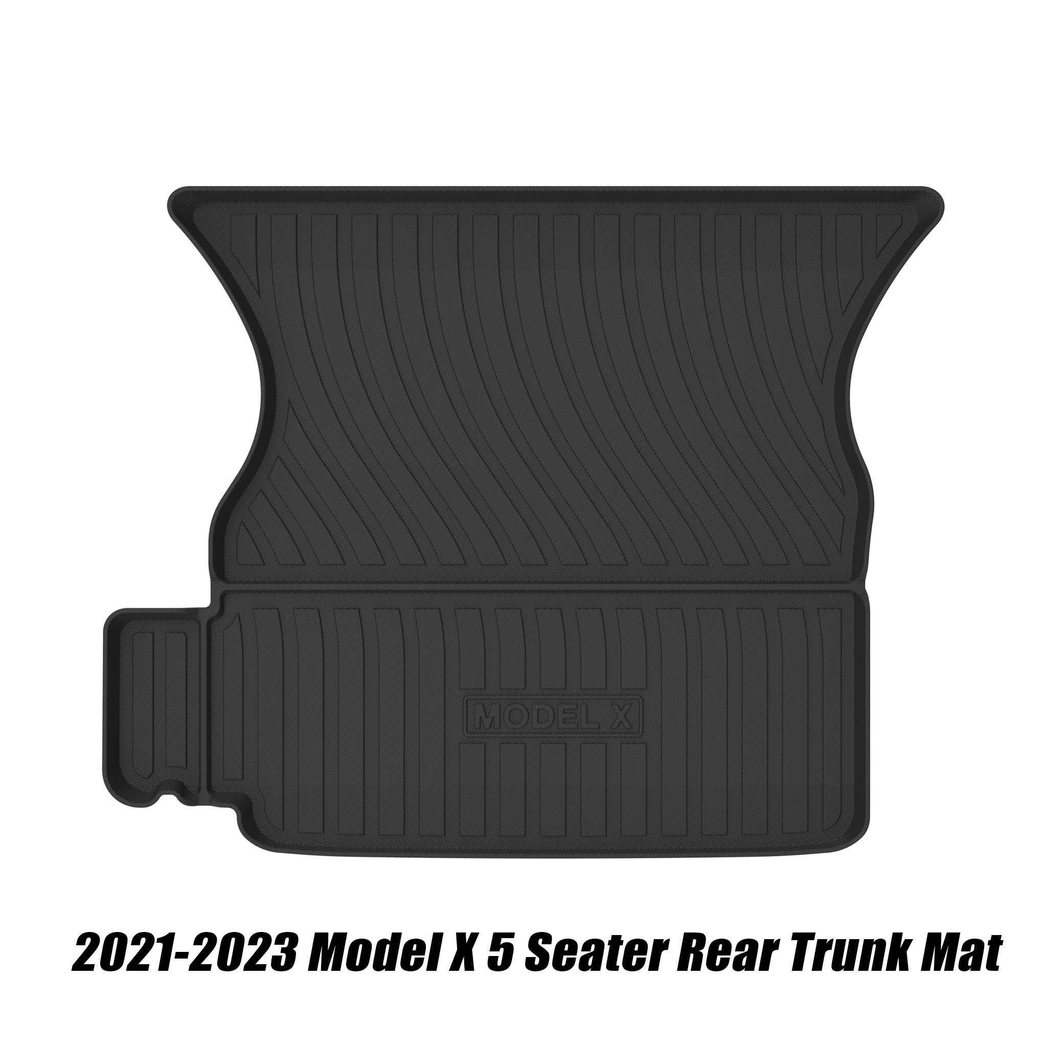 All-Weather TPE Trunk Mat Set for Tesla Model X – Front Trunk, Rear Trunk & Trunk Well Liners | Heavy-Duty Protection, Custom Fit