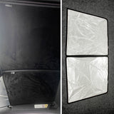 Tesla Model X Electrostatic Adsorption Front Roof Sunshades (2 pieces)