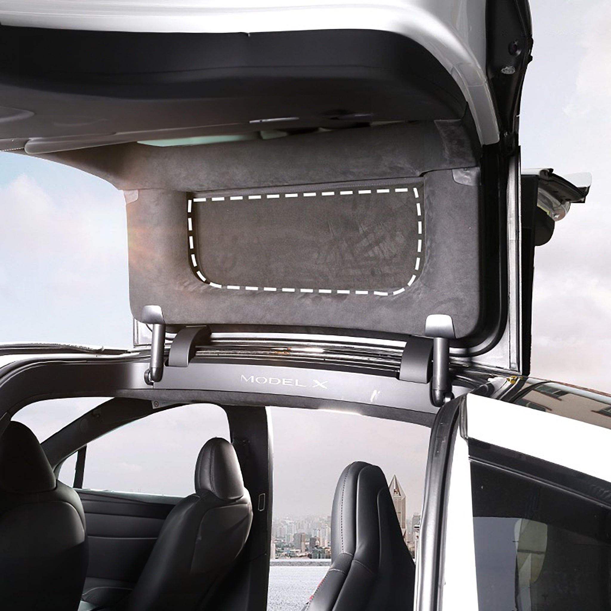 2016-2025+ Model X Windshield & Window Sunshade ( 6 pieces)