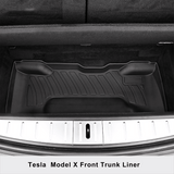 Model X Front Rear Trunk Well Mats 2016-2023-Motor Vehicle Carpet & Upholstery-Teego