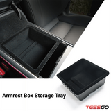 Center Console & Armrest Box Storage Tray for Tesla Model 3/Y
