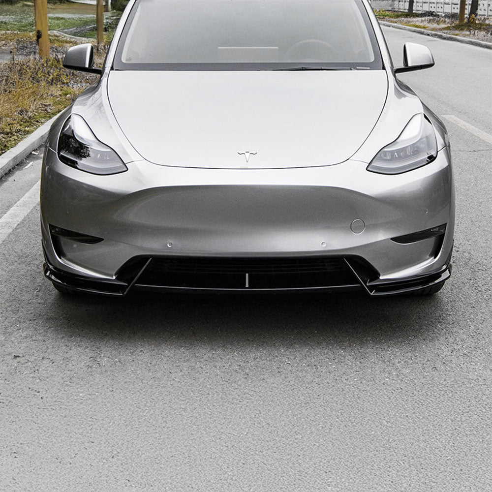 Model Y Front Lip Spoiler Body Kit - Premium Aerodynamic Upgrade with UV-Resistant ABS (2020-2025)