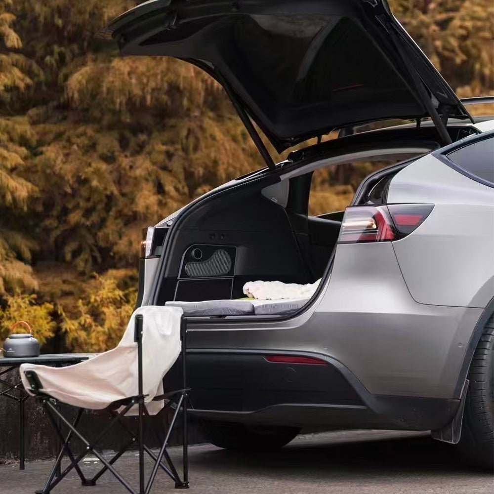 Tesla Model Y Portable Car Refrigerator – Smart App-Controlled 16L Camping Cooler with AI Cooling | Fits 2020–2025+ Including Juniper Gen 3.0
