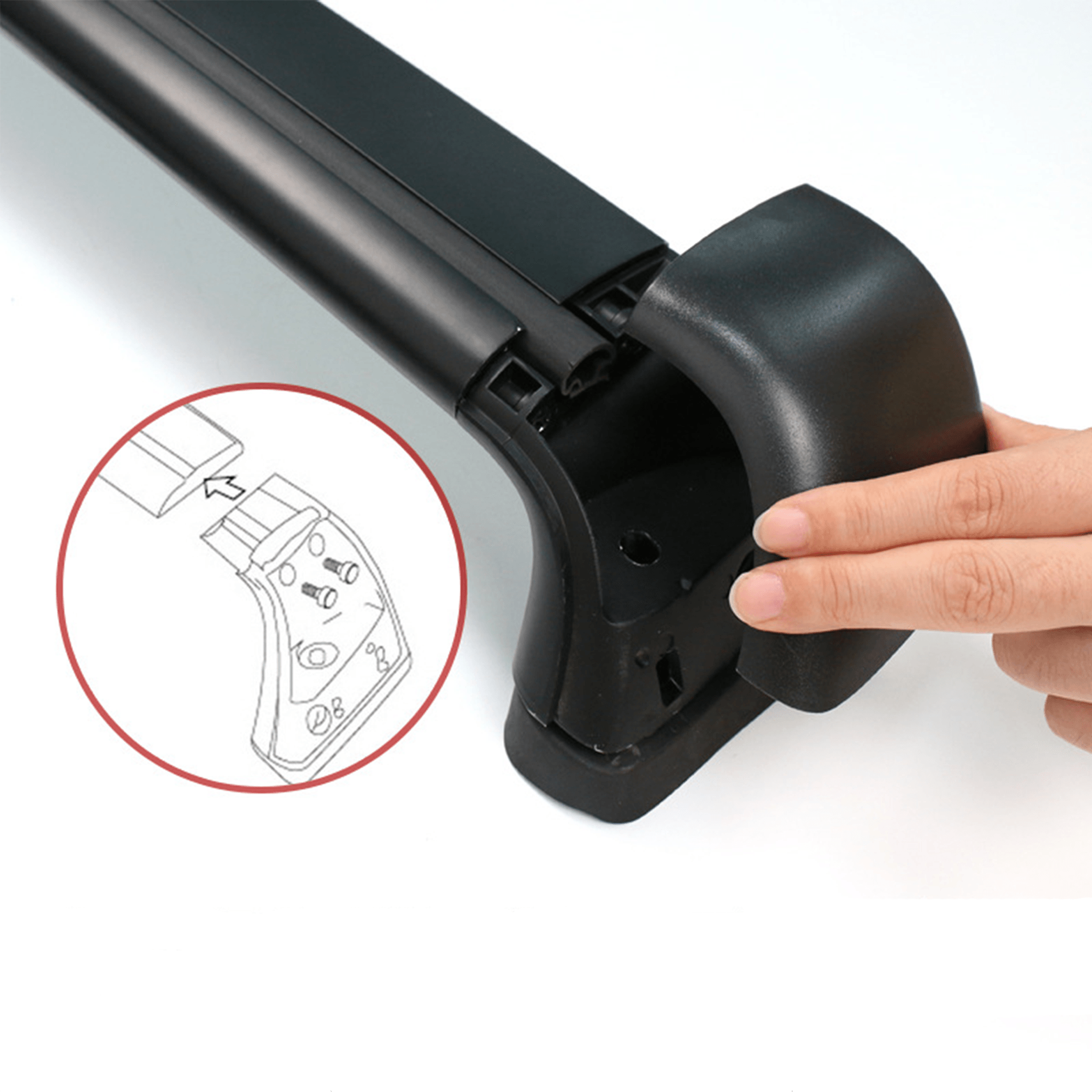 Roof Rack Crossbars for Tesla Model Y/Model 3-Motor Vehicle Carrying Racks-Teego