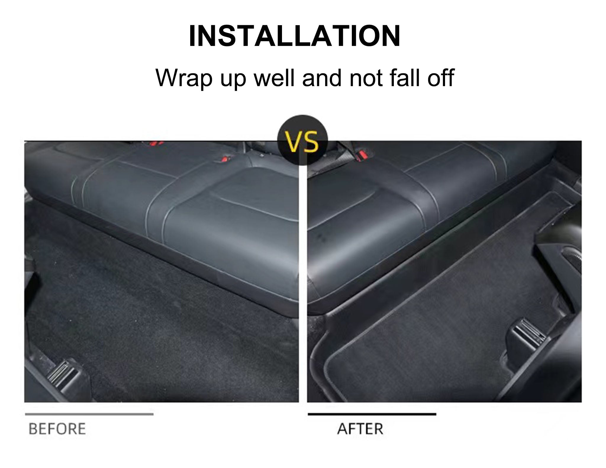 Protection Liner for Tesla Model Y&3 Second Row Seat Base-Teego