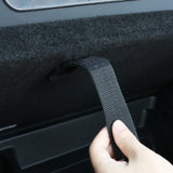 Tesla Model Y Forward Sub Trunk Pull Strap Handle – Easy Access Upgrade for Hidden Storage