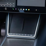 2024+ Tesla Model 3 Highland Center Console Gear Selector Upgrade with Ambient Lighting & Shortcut Buttons