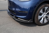 Tesla Model Y Front Lip Spoiler ABS Plastic (3 Piece)