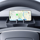 Multifunctional Phone Holder Tray for 2024+ Tesla Model 3 Highland & 2026 Model Y Juniper