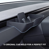 Multifunctional Phone Holder Tray for 2024+ Tesla Model 3 Highland & 2026 Model Y Juniper