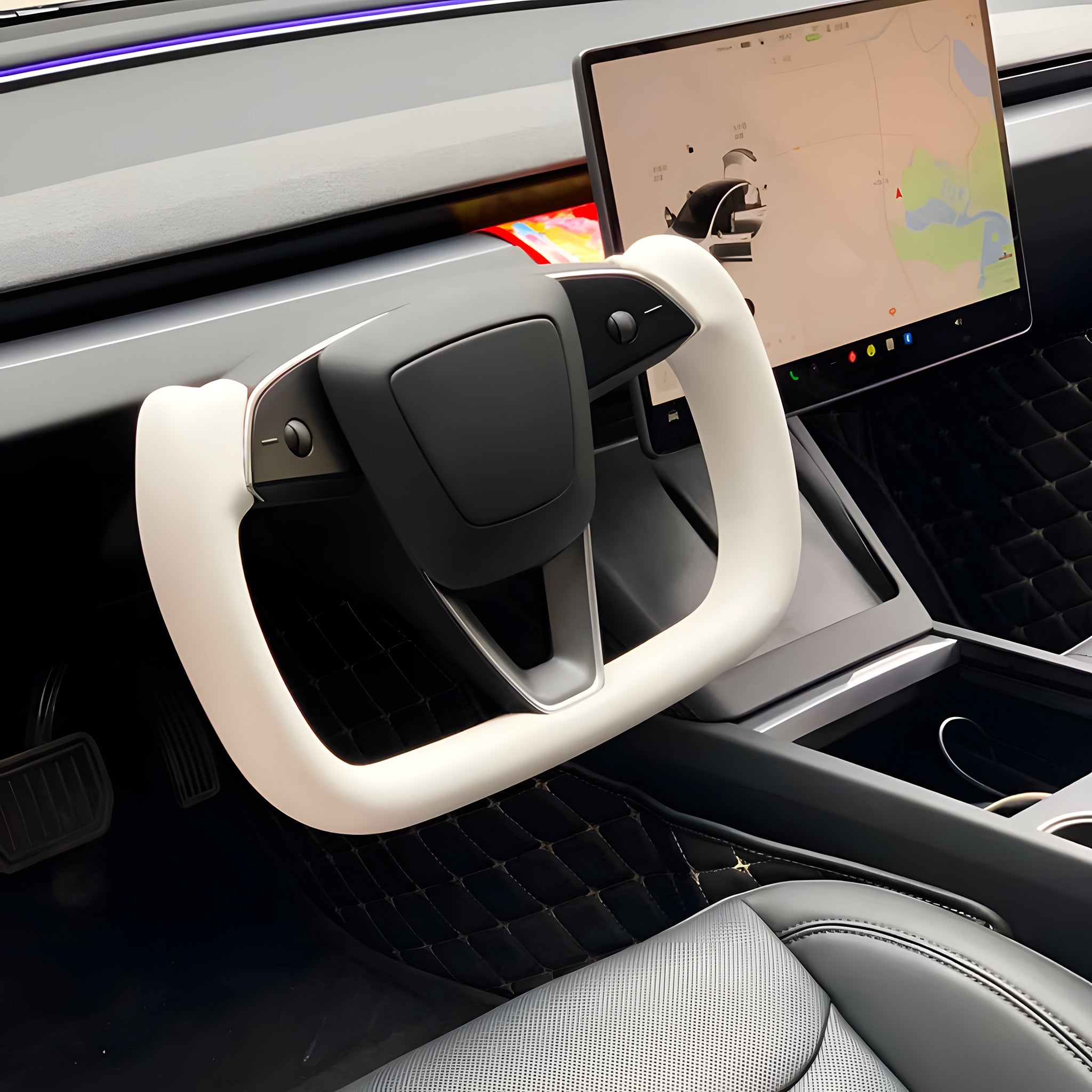 2024+Tesla Model 3 Highland Yoke Steering Wheel