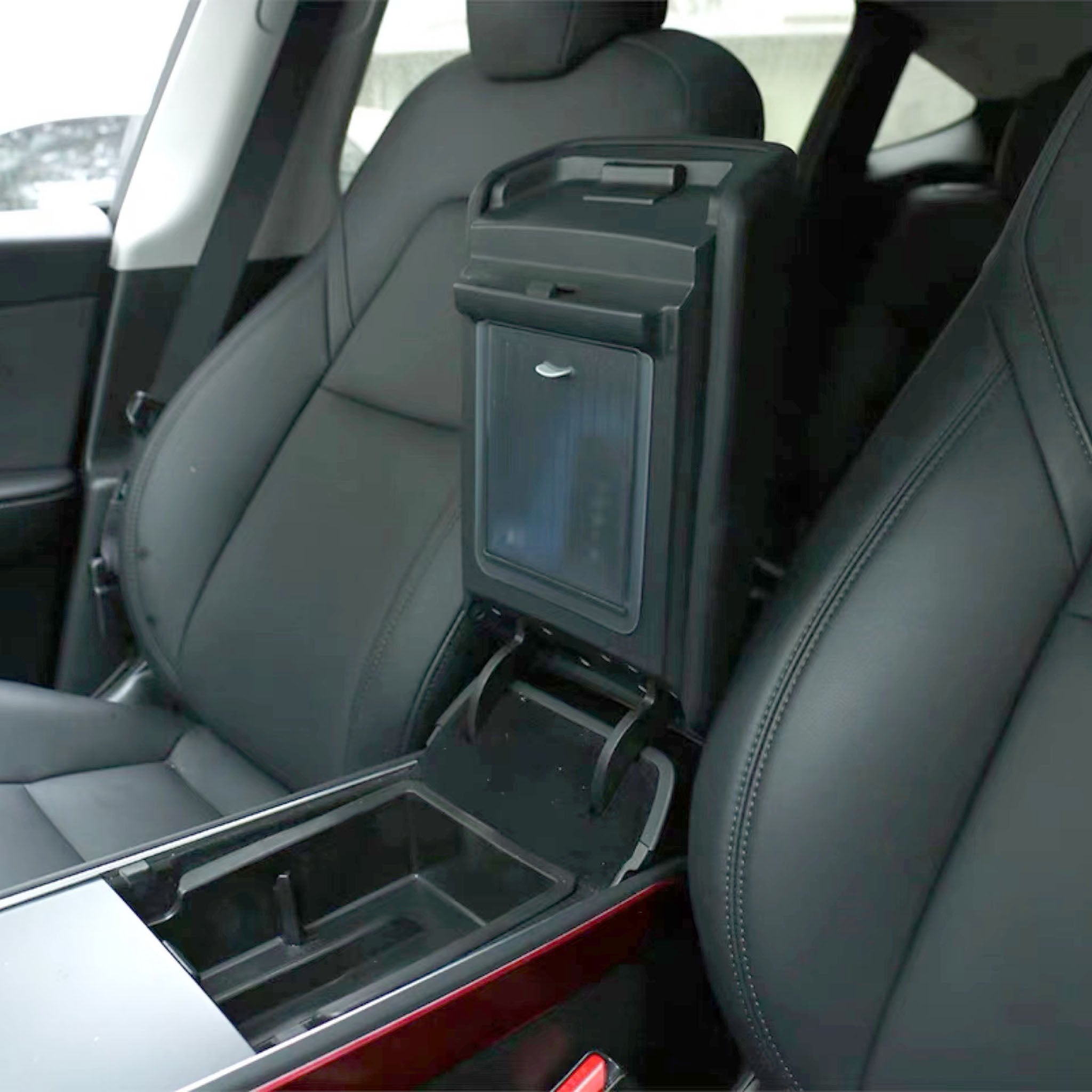 Upgrade Armrest Hidden Storage Box for Tesla Model Y/3-Motor Vehicle Interior Fittings-Teego