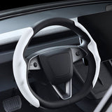 Anti-Slip Suede Steering Wheel Cover for Tesla Model Y L 2026+