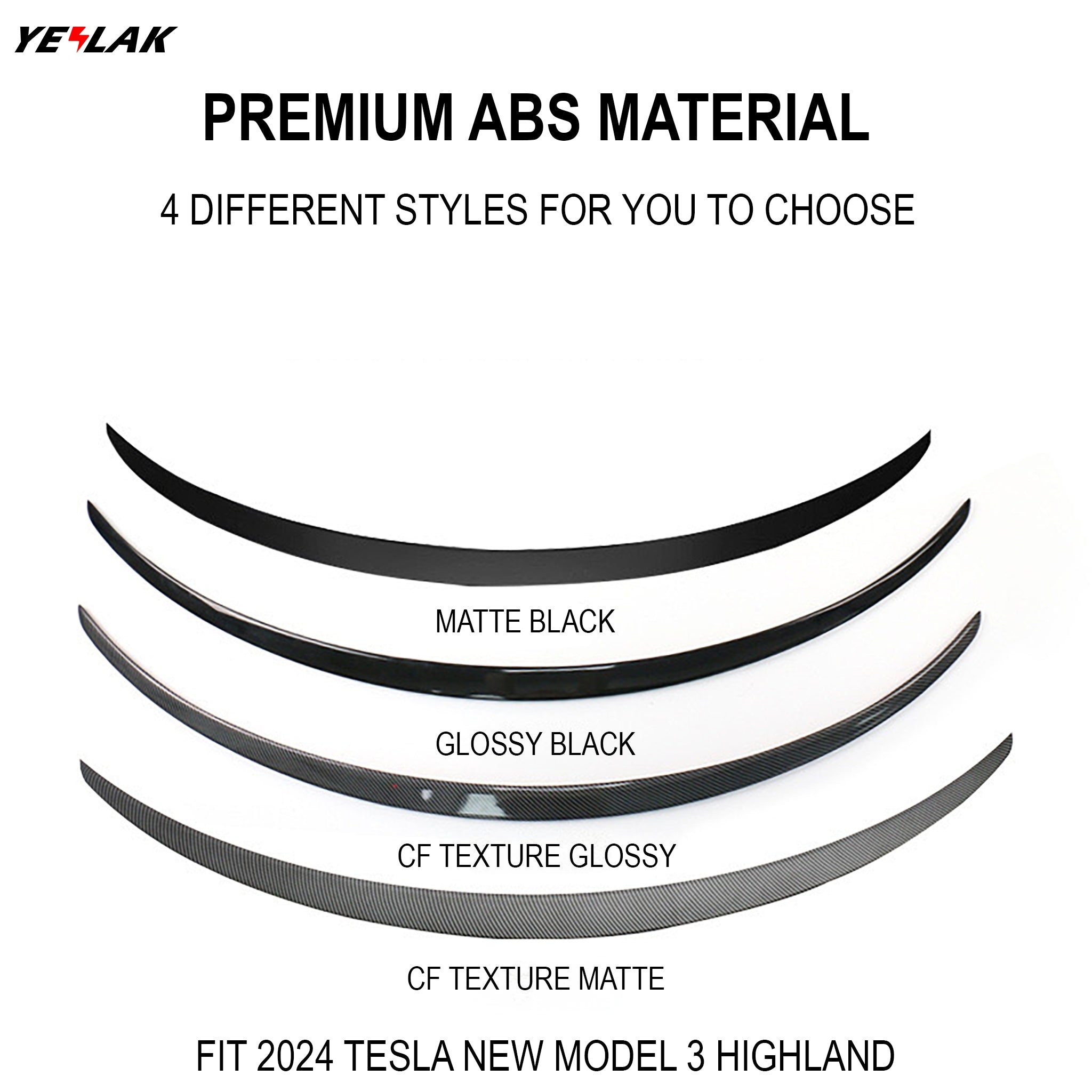 Performance Spoiler For Tesla New Model 3 Highland 2024+