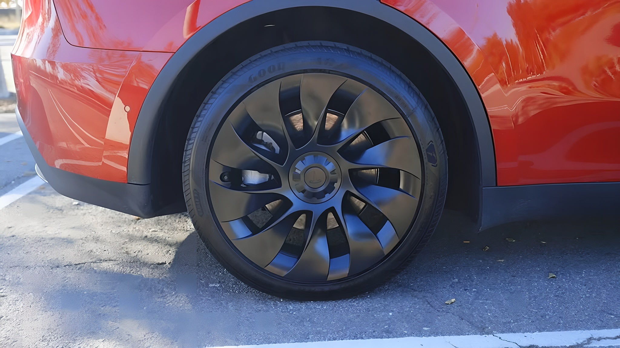 Teego 20inch Model Y Wheel Covers for Tesla Model Y Induction Wheels - Real Shot