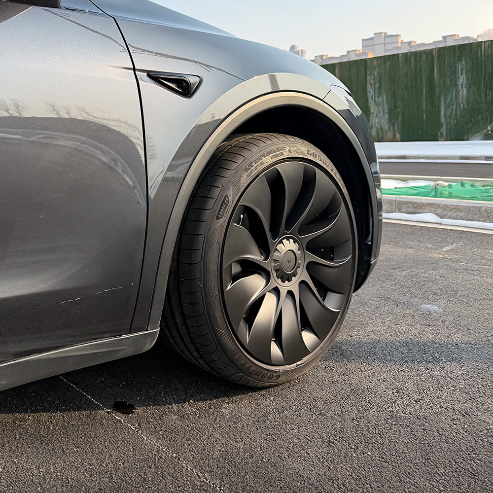 Performance Uberturbine Style Wheel Covers for Tesla Model Y Juniper 20" Helix 2.0 Wheels