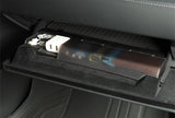 Glove Box Organizer for Pre-Refreshed Tesla Model S/X – 3-Compartment Custom Fit Storage Tray with Anti-Slip Liners