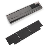 Glove Box Organizer for Pre-Refreshed Tesla Model S/X – 3-Compartment Custom Fit Storage Tray with Anti-Slip Liners