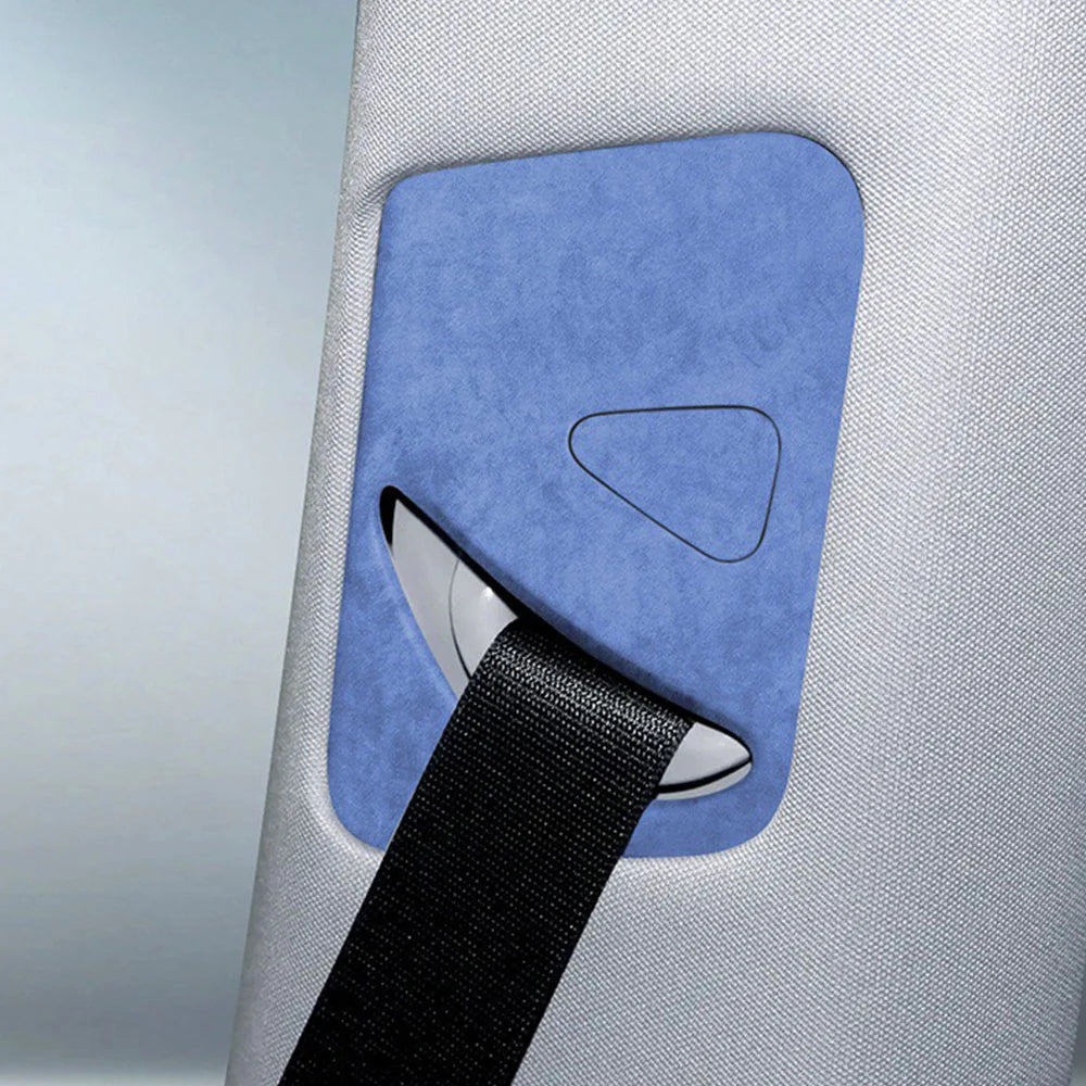 Tessgo Premium Alcantara Seat Belt Panel Covers for Tesla Model Y Juniper 2026+