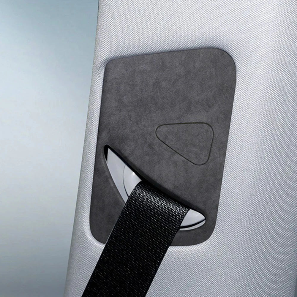 Tessgo Premium Alcantara Seat Belt Panel Covers for Tesla Model Y Juniper 2026+