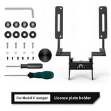 Premium Anti-Theft License Plate Holder for 2025+ Tesla Model Y Juniper | Custom Fit, No-Drill Installation