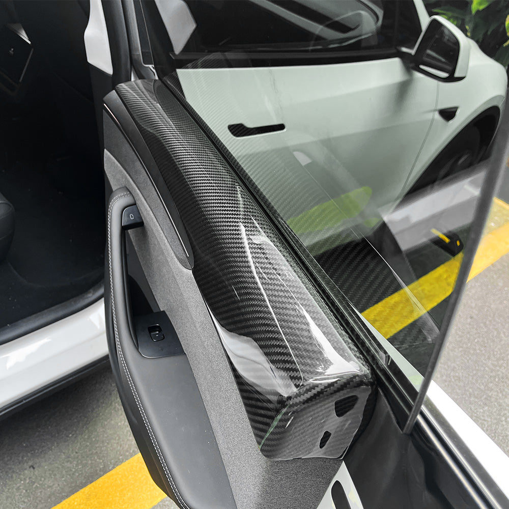 Tesla Model Y Juniper Carbon Fiber Door Panel Covers