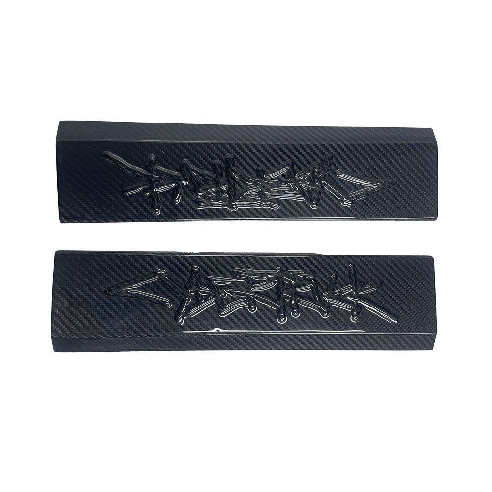 Premium Real Carbon Fiber Door Sill Covers for Tesla Cybertruck | Scratch-Resistant Protection & Sleek Style