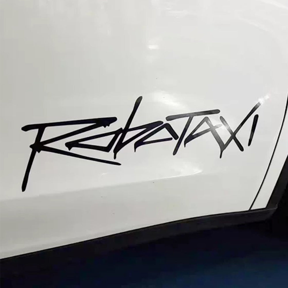 Tessgo Robotaxi Exterior Sticker Decal PVC Vehicle Identification