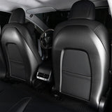 Premium Authentic Carbon Fiber Seat Back Covers for Tesla Model 3 & Model Y – Sporty & Sleek Style