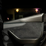 Tessgo Carbon Fiber Door Panel Trim Covers for Model Y Juniper 2026+