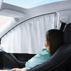 Tesla Side Window Privacy Sunshades with Built-In Track – No-Drill, UV-Blocking Curtains for Model 3 & Model Y