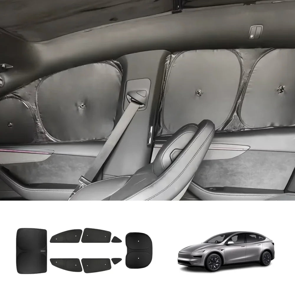 Privacy & UV Heat Insulation Window Sunshade for Tesla Model YL 6-Seater 2026+