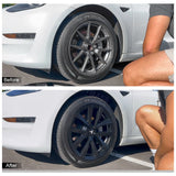 Tessgo Tesla Model 3 Arachnid Wheel Cover 18 inch Sport Model S Plaid Version Wheel Cap 4PCS Matte