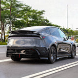 Tesla Model Y exterior upgrade with RT-style carbon fiber rear spoiler