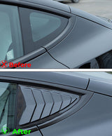 Racing-Style Rear Side Quarter Window Louvers for Tesla Model 3 2017-2024
