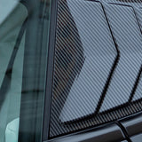 Racing-Style Rear Side Quarter Window Louvers for Tesla Model 3 2017-2024