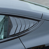 Racing-Style Rear Side Quarter Window Louvers for Tesla Model 3 2017-2024