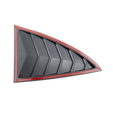 Racing-Style Rear Side Quarter Window Louvers for Tesla Model 3 2017-2024