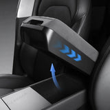 Raised Armrest Cover with Hidden Storage for Tesla Model Y L 2026+