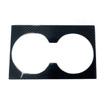Real Carbon Fiber Front & Rear Cup Holder Covers for Tesla 2024+ Model 3 Highland - glossy finish